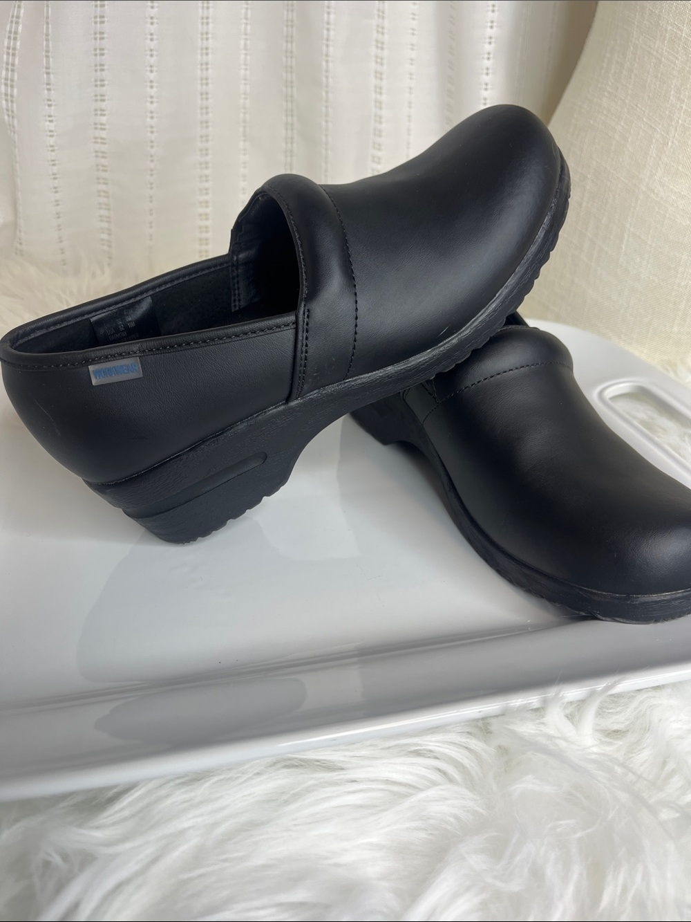 NFS- Cherokee Workwear Professional Black Slip-On Clog
